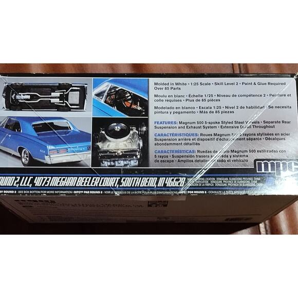 MPC 1967 Pontiac GTO 1:25 Scale Model Kit | Auto World Store 1967 Pontiac GTO 1/25 Mpc Model Kit